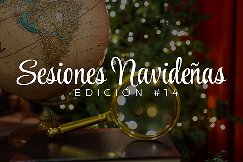 Anuncio de preventa para Sesiones Navideñas 2026 de Vizualméxico con estilo elegante